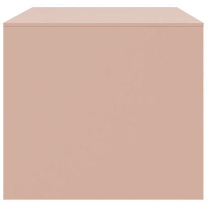 Couchtisch Rosa 67x50x44 cm Stahl