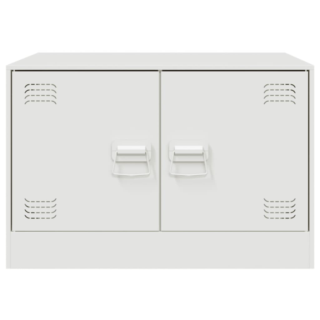 Sofabord Hvid 67x50x44 cm Stål