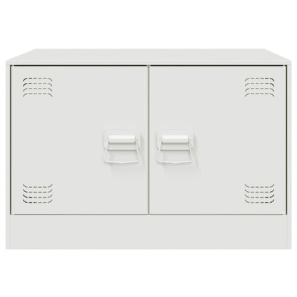 Sofabord Hvid 67x50x44 cm Stål
