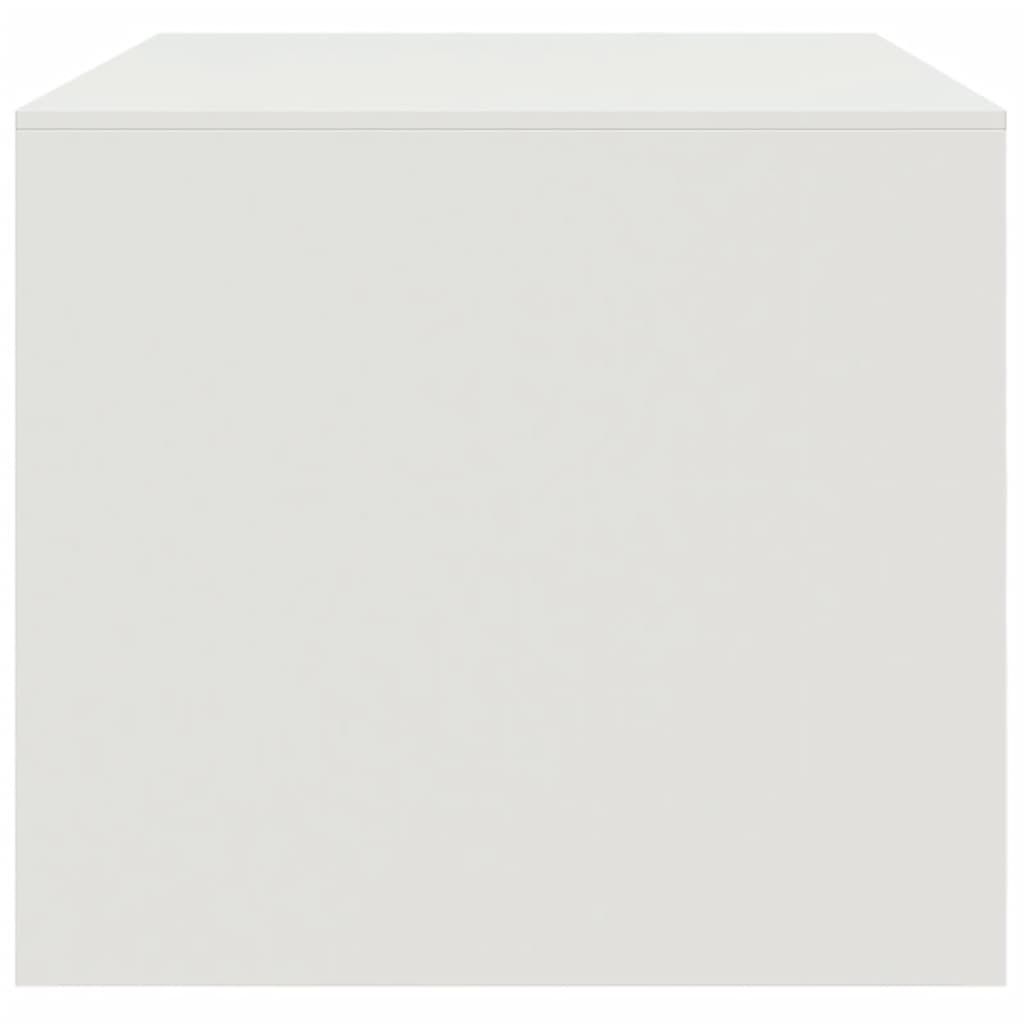 Sofabord Hvid 67x50x44 cm Stål