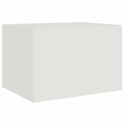 Sofabord Hvid 67x50x44 cm Stål