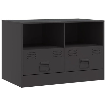 TV-skab Sort 67x39x44 cm Stål