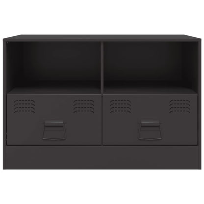 TV-skab Sort 67x39x44 cm Stål