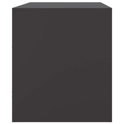 TV-skab Sort 67x39x44 cm Stål
