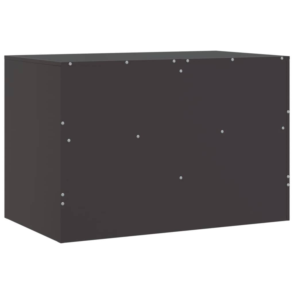 TV-skab Sort 67x39x44 cm Stål