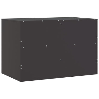 TV-skab Sort 67x39x44 cm Stål