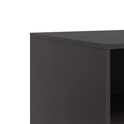 TV-skab Sort 67x39x44 cm Stål