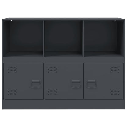 Sideboard Anthrazit 99x39x73 cm Stahl