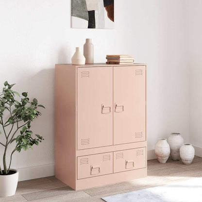 Highboard Rosa 67x39x95 cm Stahl