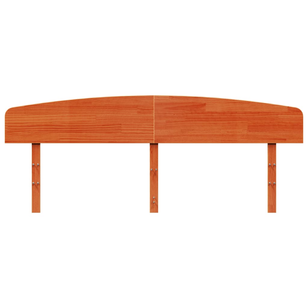 Sengegavl Voks Brun 200 cm Massiv Fyr