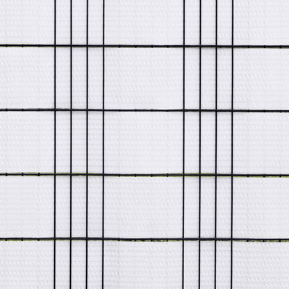 Balkon-Sichtschutze 5 Stk. Weiß 255x19 cm Poly Rattan