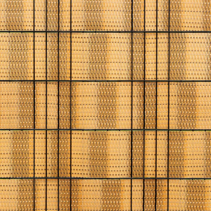 Balkon privatskærme 5 stk lysebrun 255x19 cm polyrattan
