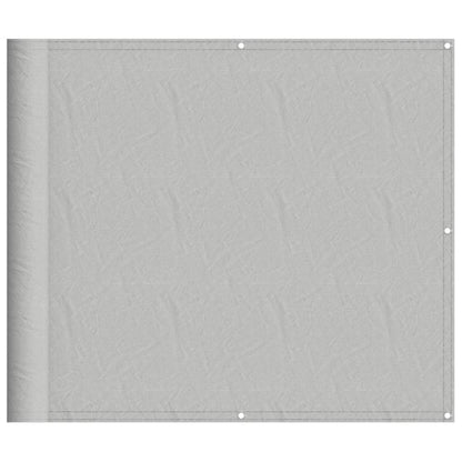 Balkon-Sichtschutz Hellgrau 90x300 cm 100 % Polyester-Oxford
