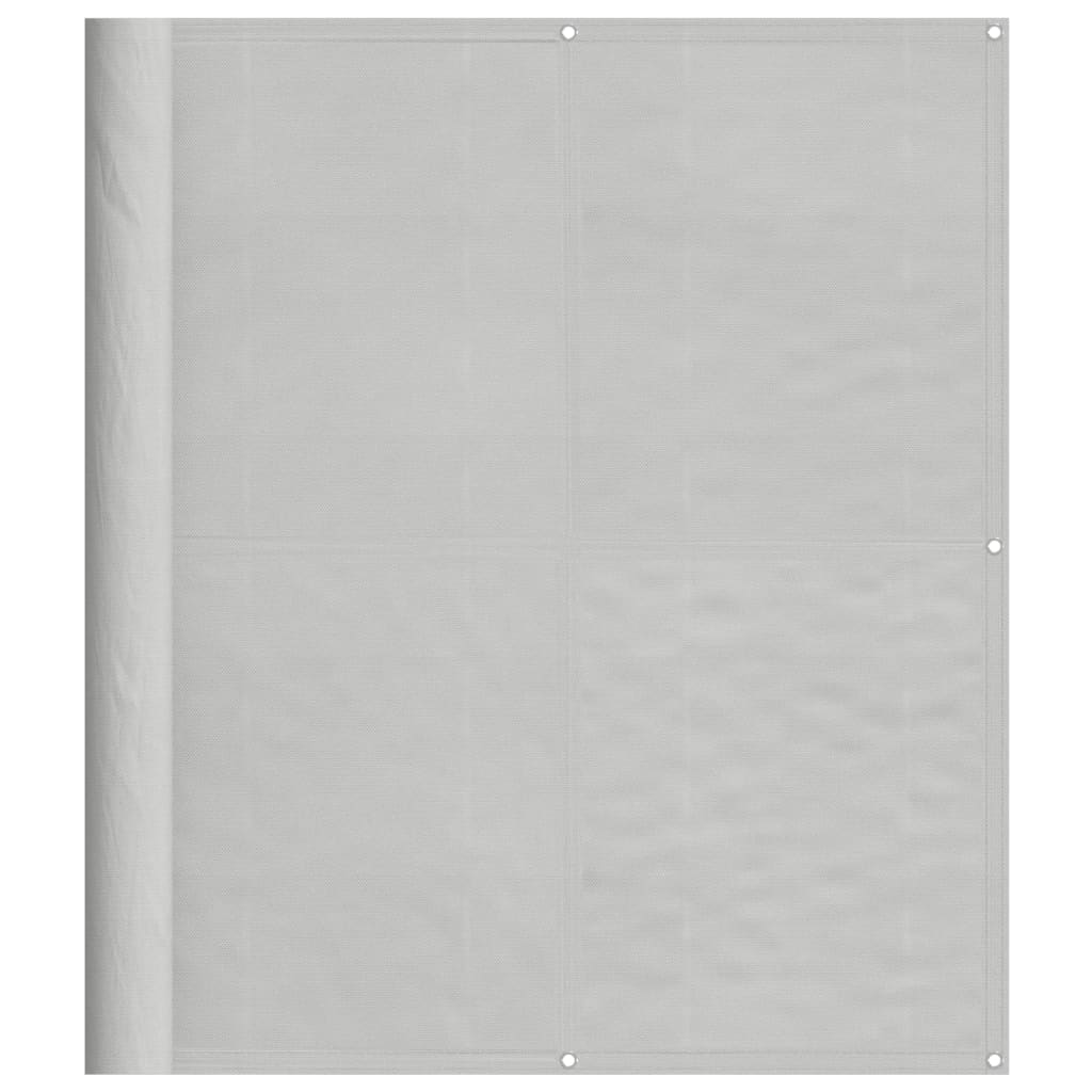 Balkon-Sichtschutz Hellgrau 120x400 cm 100 % Polyester-Oxford