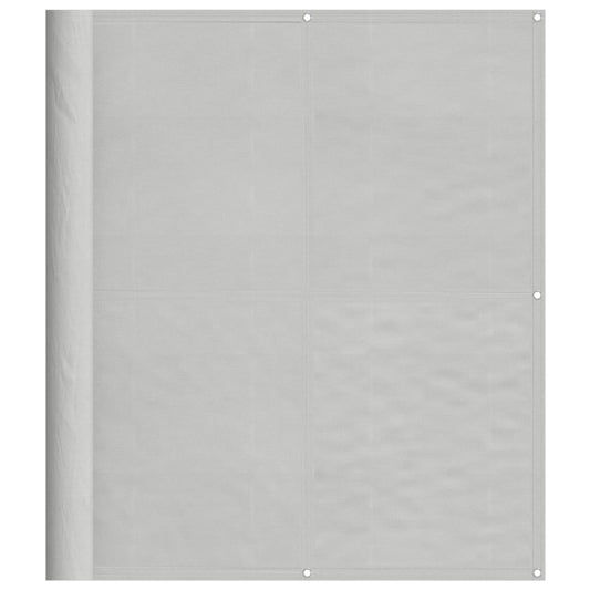 Balkon-Sichtschutz Hellgrau 120x400 cm 100 % Polyester-Oxford