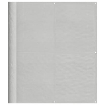Balkon-Sichtschutz Hellgrau 120x500 cm 100 % Polyester-Oxford