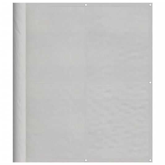 Balkon-Sichtschutz Hellgrau 120x800 cm 100 % Polyester-Oxford