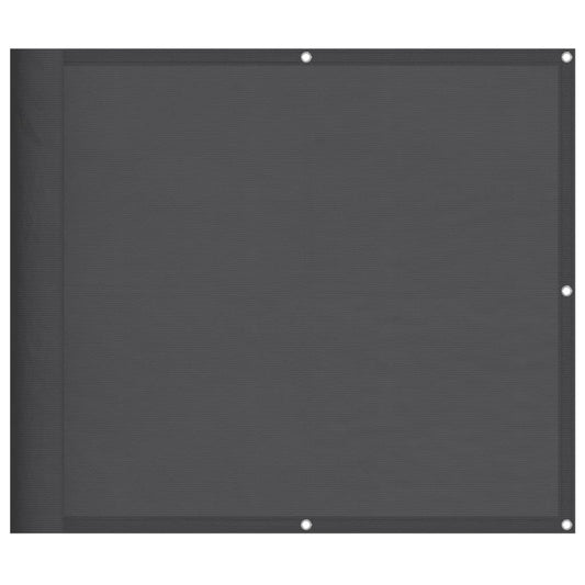 Balkon-Sichtschutz Anthrazit 90x700 cm 100 % Polyester-Oxford