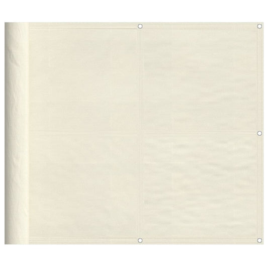 Balkon-Sichtschutz Creme 90x700 cm 100 % Polyester-Oxford