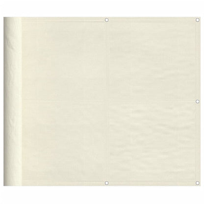 Balkon-Sichtschutz Creme 90x800 cm 100 % Polyester-Oxford