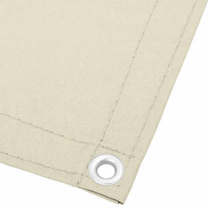 Balkon-Sichtschutz Creme 90x800 cm 100 % Polyester-Oxford