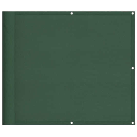 Balkon-Sichtschutz Dunkelgrün 90x800 cm 100 % Polyester-Oxford