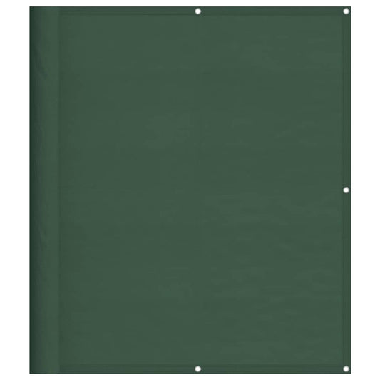 Balkon-Sichtschutz Dunkelgrün 120x800 cm 100 % Polyester-Oxford