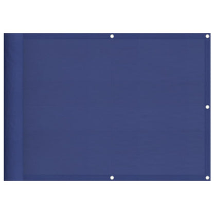 Balkon-Sichtschutz Blau 75x800 cm 100 % Polyester-Oxford