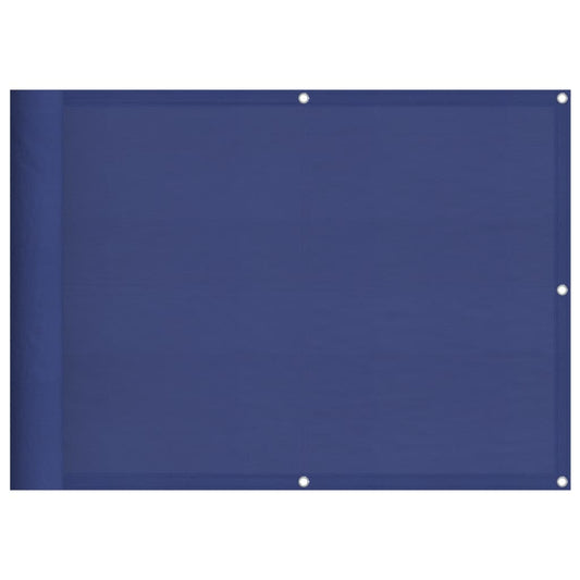 Balkon-Sichtschutz Blau 75x1000 cm 100 % Polyester-Oxford