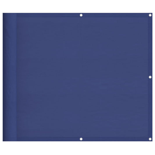 Balkon-Sichtschutz Blau 90x800 cm 100 % Polyester-Oxford