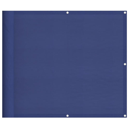 Balkon-Sichtschutz Blau 90x1000 cm 100 % Polyester-Oxford