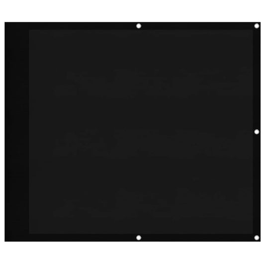 Balkon-Sichtschutz Schwarz 90x1000 cm 100 % Polyester-Oxford