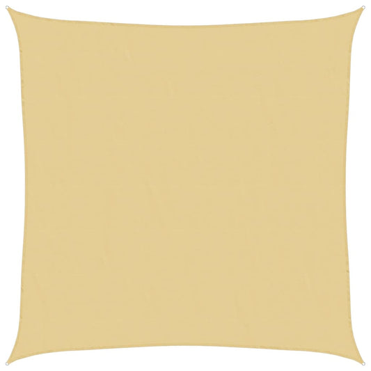 Sonnensegel Sandfarbe 3,6x3,6 m 100% Polyester Oxford