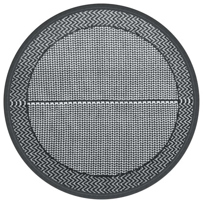 Outdoor-Teppich ARAKIL Grau Ø160 cm PP