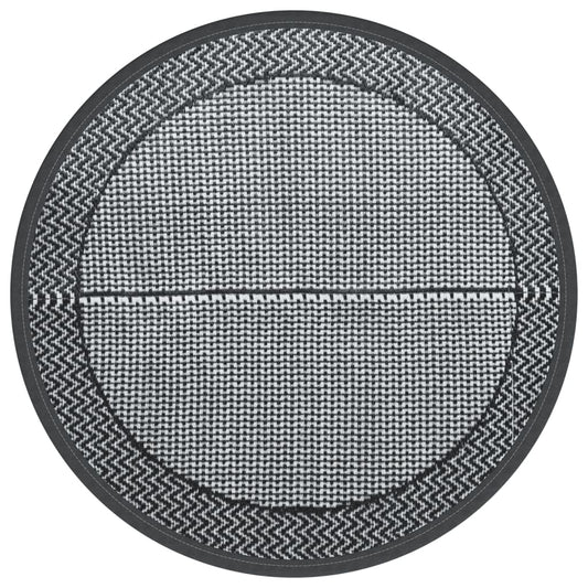 Outdoor-Teppich ARAKIL Grau Ø200 cm PP