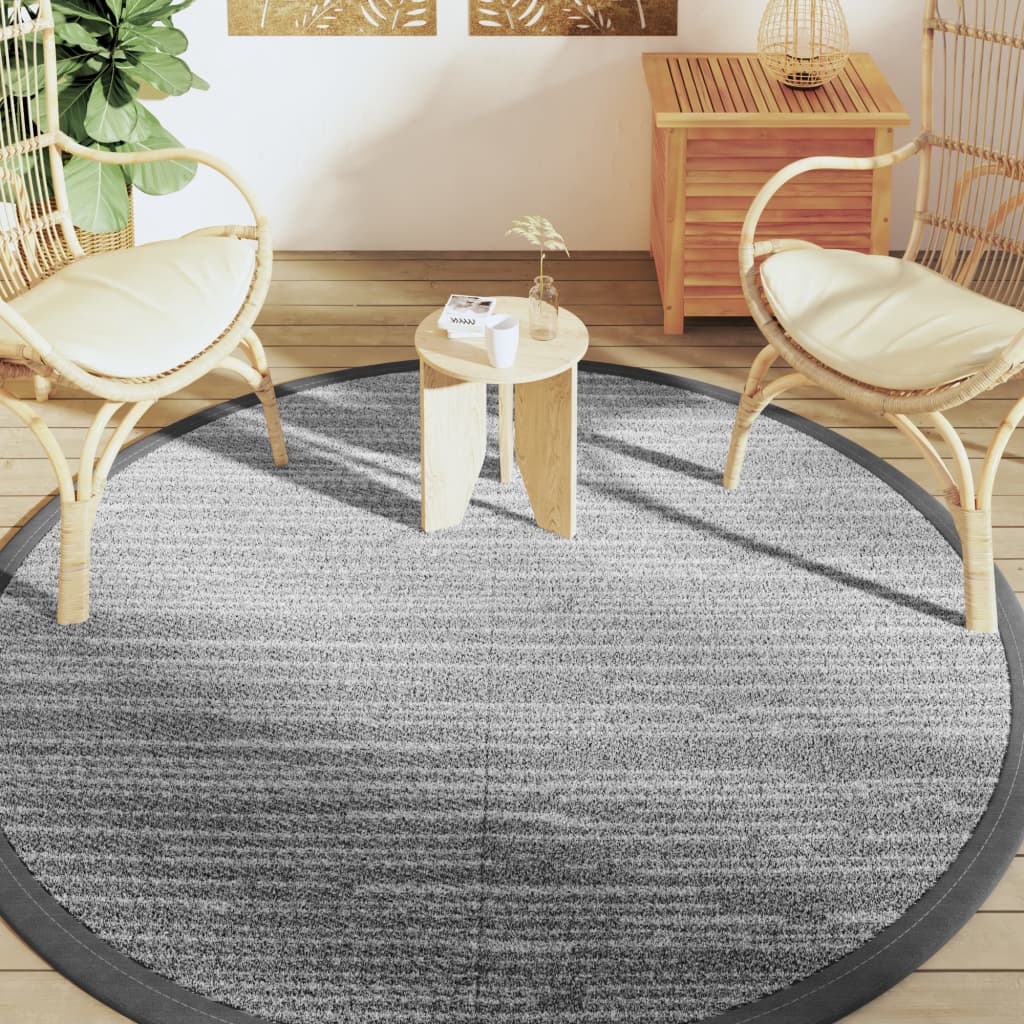 Outdoor-Teppich ARAKIL Grau Ø200 cm PP