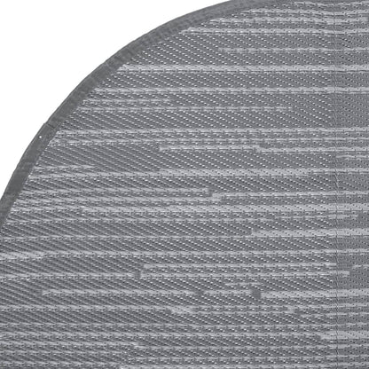 Outdoor-Teppich ARAKIL Grau Ø200 cm PP