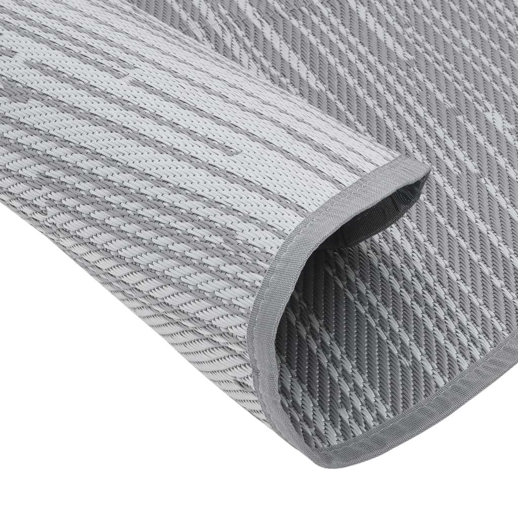 Outdoor-Teppich ARAKIL Grau Ø200 cm PP