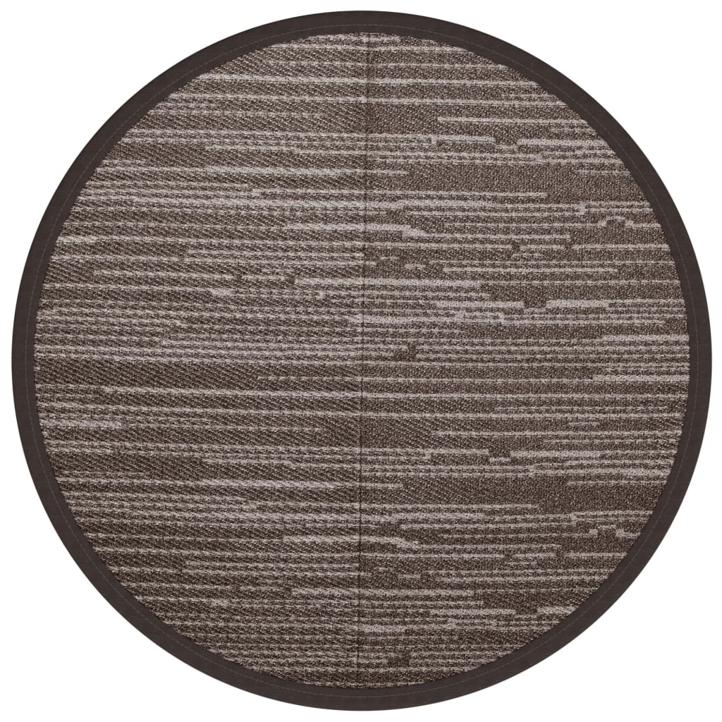 Outdoor-Teppich ARAKIL Braun Ø120 cm PP