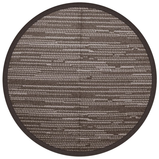 Outdoor-Teppich ARAKIL Braun Ø120 cm PP