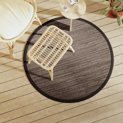 Outdoor-Teppich ARAKIL Braun Ø120 cm PP