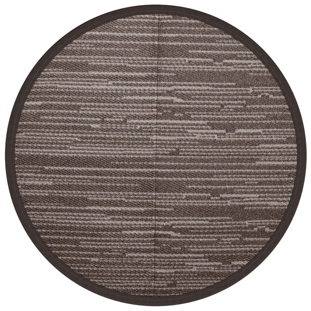 Outdoor-Teppich ARAKIL Braun Ø160 cm PP