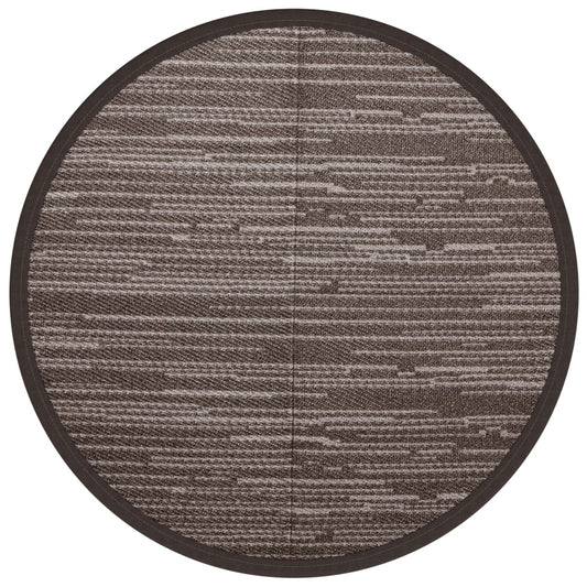 Outdoor-Teppich ARAKIL Braun Ø160 cm PP