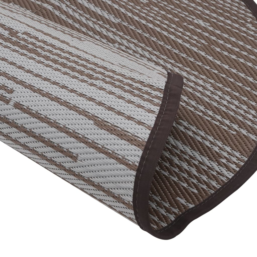 Outdoor-Teppich ARAKIL Braun Ø160 cm PP