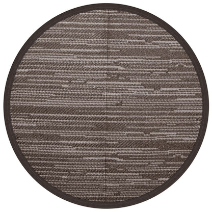 Outdoor-Teppich ARAKIL Braun Ø200 cm PP