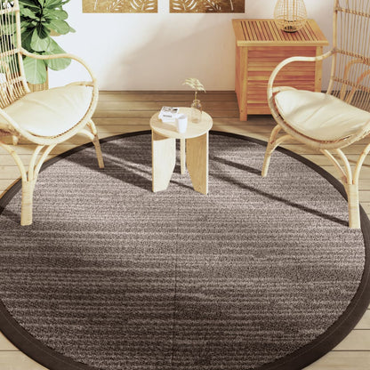 Outdoor-Teppich ARAKIL Braun Ø200 cm PP