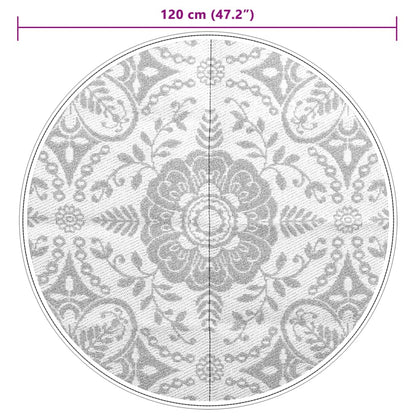 Outdoor-Teppich ARAKIL Baby Blau Ø120 cm PP