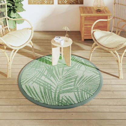 Outdoor-Teppich ARAKIL Grün Ø120 cm PP