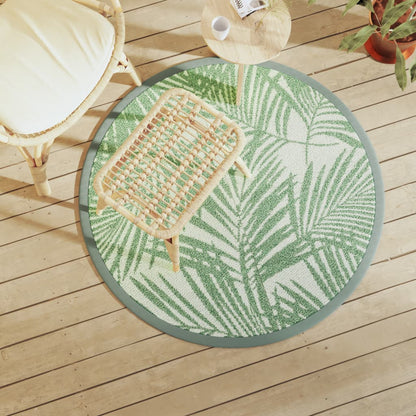 Outdoor-Teppich ARAKIL Grün Ø120 cm PP