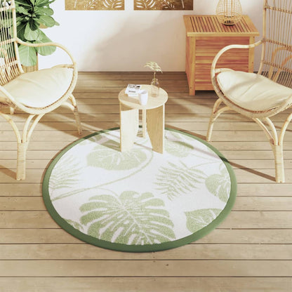 Outdoor-Teppich ARAKIL Grün Ø120 cm PP